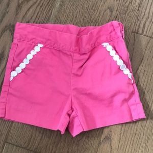 Pink, dressy Janie and Jack shorts